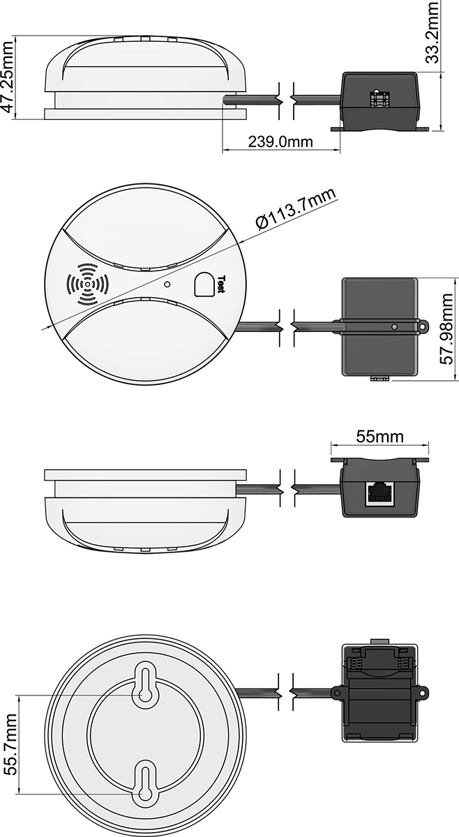 AKCP - SK100 - Rauchmelder
