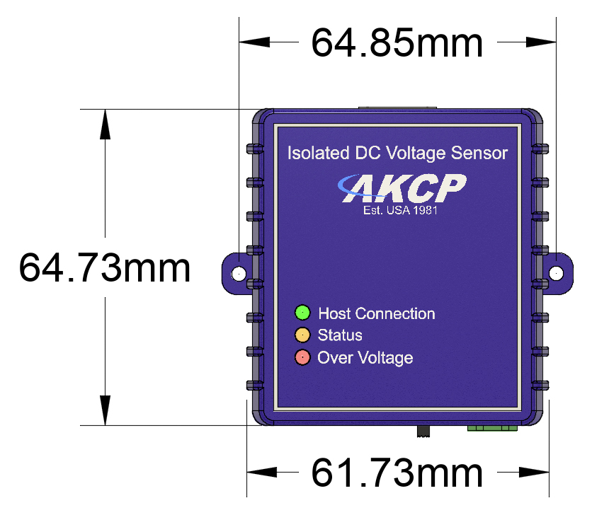 AKCP - IDCV40 - Isoliertes digitales Spannungsmessgerät