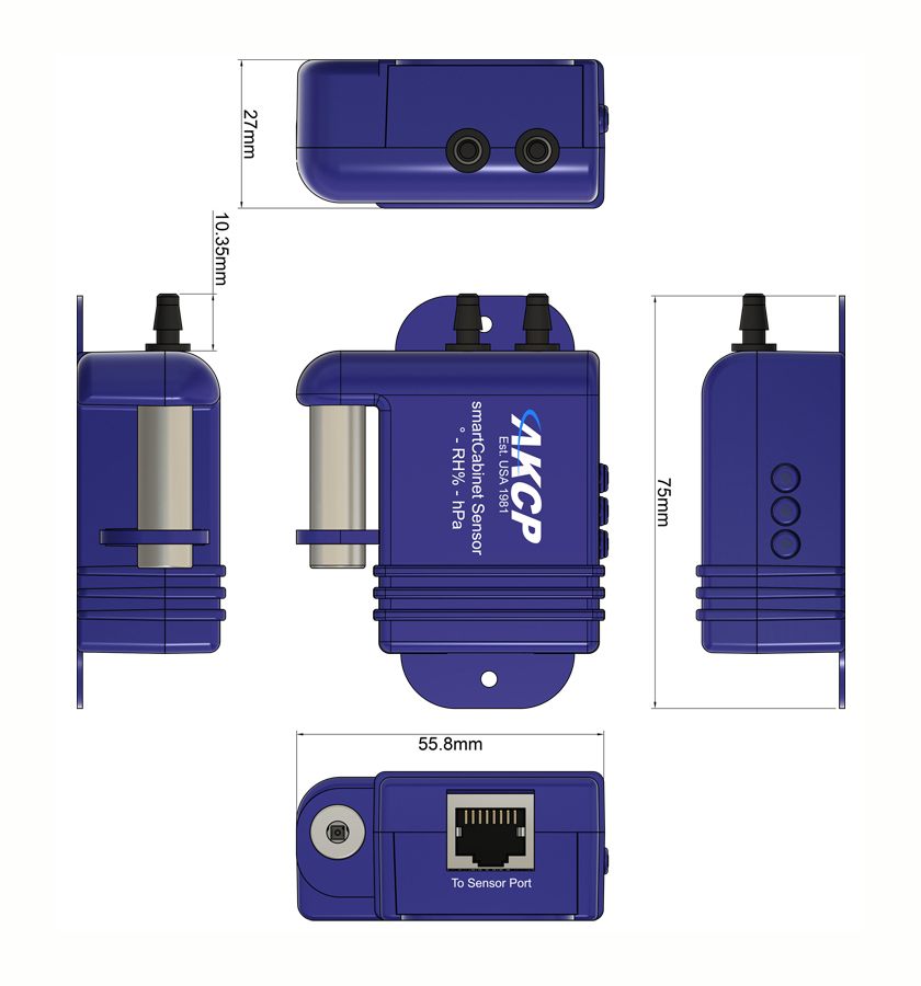AKCP - CAS - Serverschrank Überwachungssensor