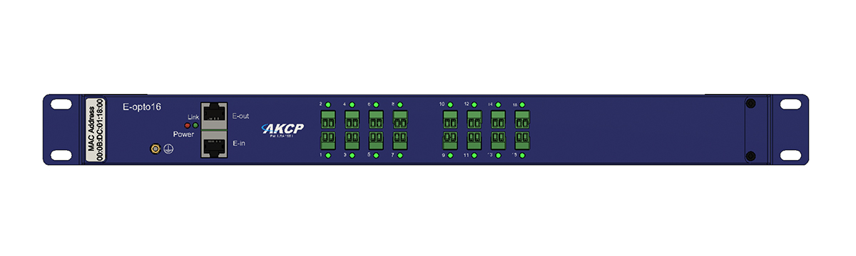 AKCP - E-Opto16 - Erweiterungsmodul mit 16 I/O