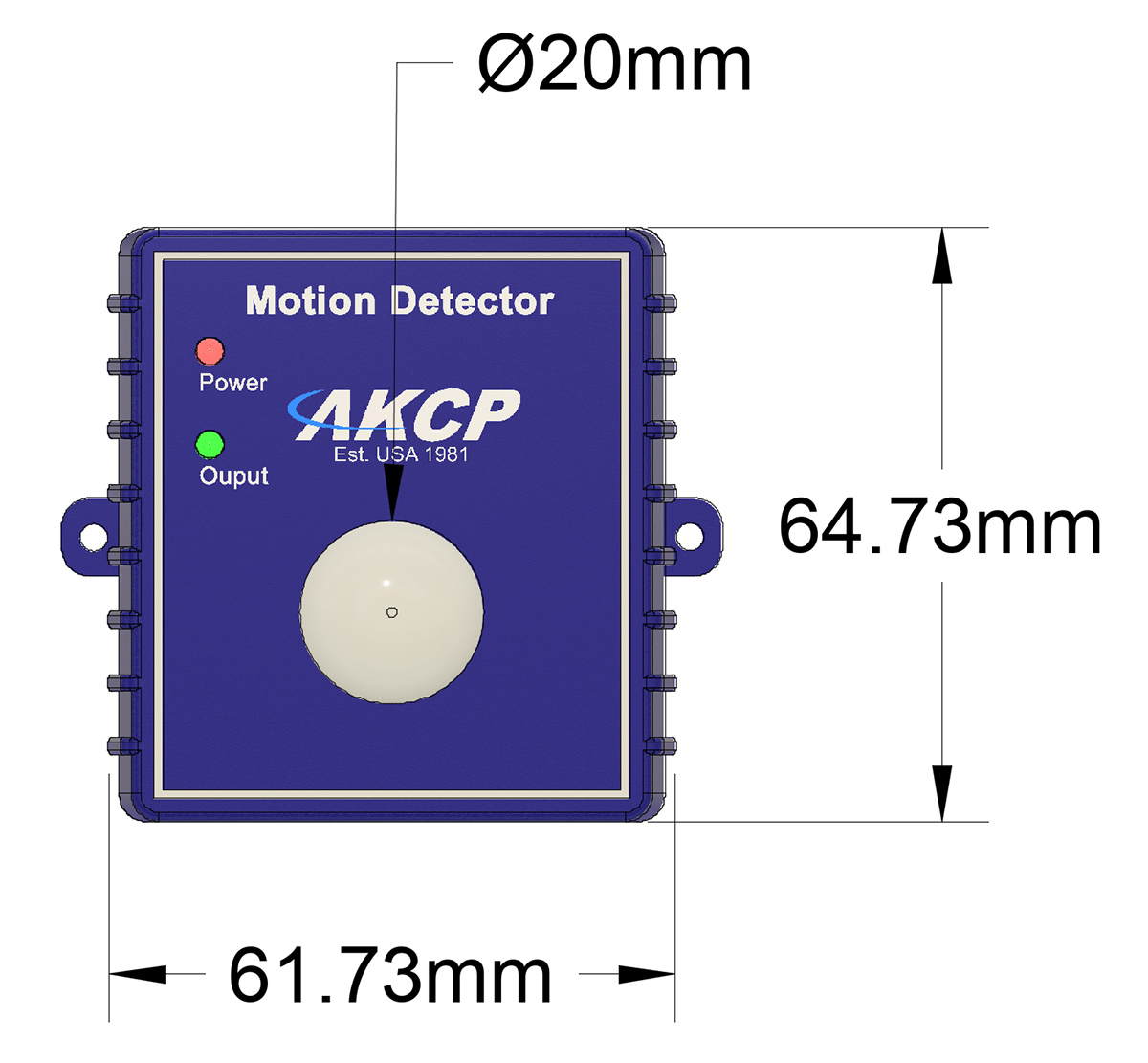 AKCP - MD40 - PIR Hardware Bewegungsmelder